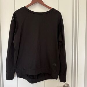 The North Face Black with Black mesh crisscross back sweatshirt Large